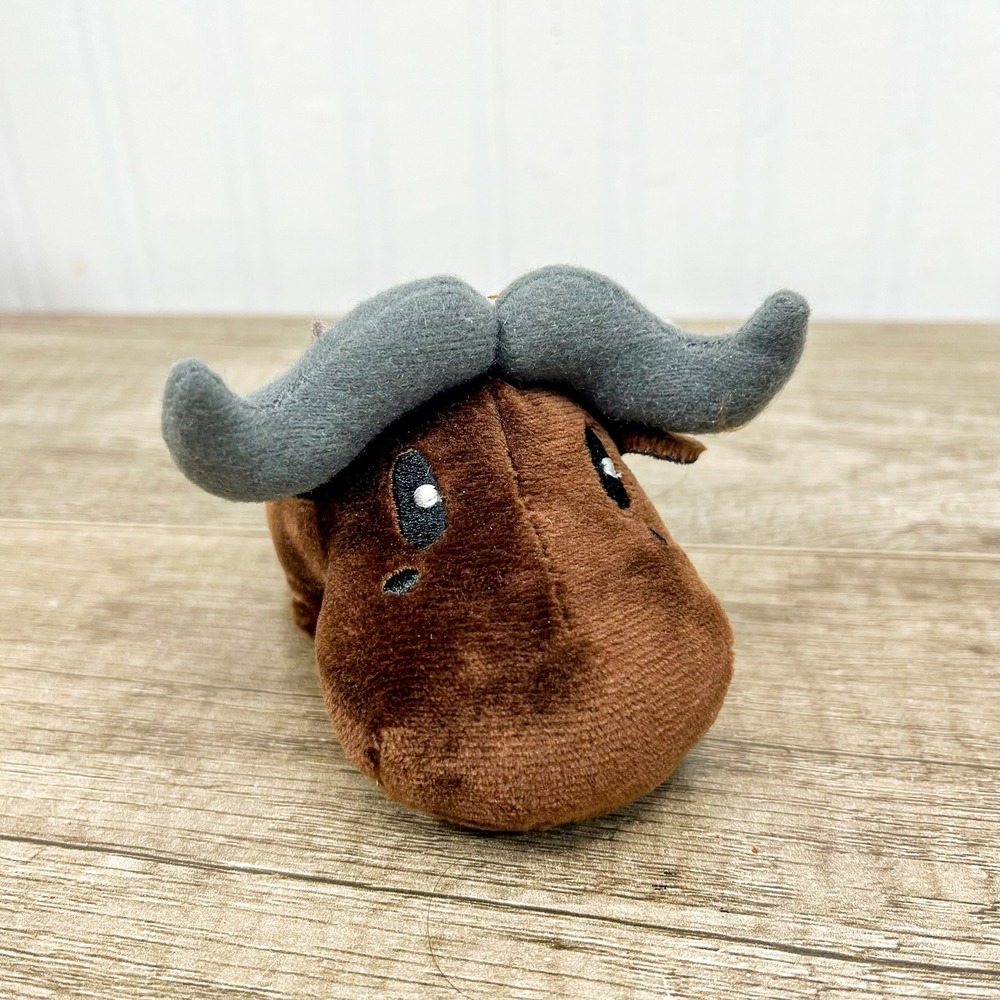 Harvest Moon Buffalo Plush Natsume Video Game Promo Brown Stuffed Animal 3"